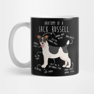 Jack Russell Terrier Dog Anatomy Mug